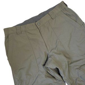 LL Bean Convertible Pants Mens Size Medium Regular Straight Brown Leg Zippers